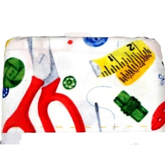 Sewing Supplies 1 Yard Fabric Precut 36 x 44-in Scissors Tape Measure Buttons - Picture 2 of 2